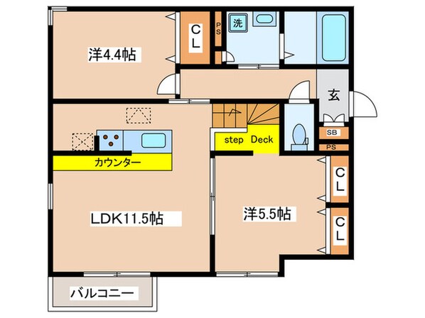 ハーベストＹＫの物件間取画像